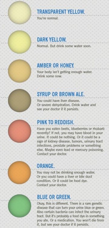 Warning Signals In Your Urine Color