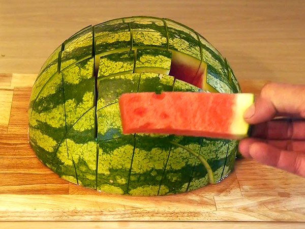 how to cut watermelon