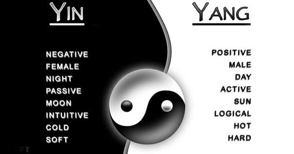 Chi is made up of two kinds of forces, yin and yang.