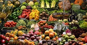 Benefits of being a vegetarian: A wide variety of fruits and vegetables exists.