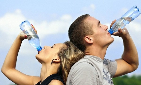 Constipation is one of the first symptoms of dehydration, so drink up!
