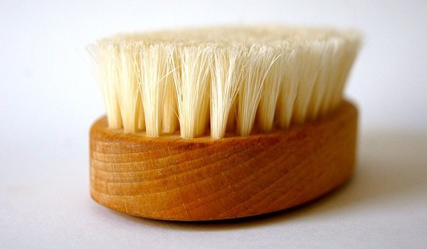 It’s important for your dry brush to be a natural bristle brush.