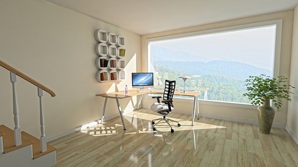 Make sure your home office has plenty of natural light