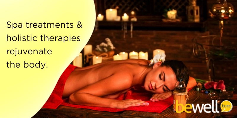 Spa treatments and holistic therapies provide avenues for bodily rejuvenation.